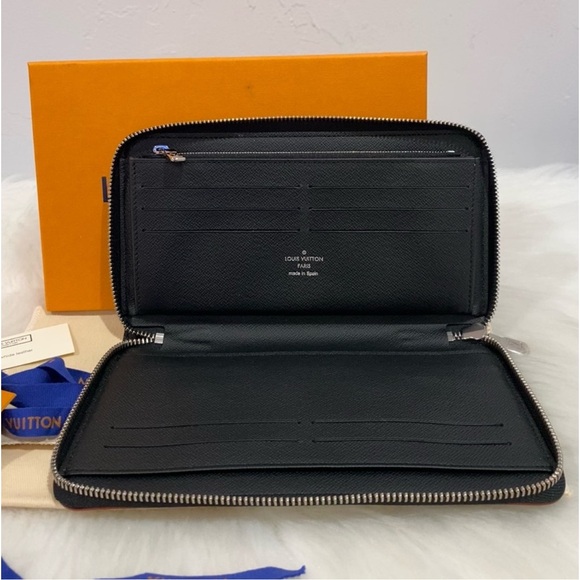 Louis Vuitton Limited Edition Damier Graphite Alps Zippy Wallet Organizer W COA - Picture 7 of 16
